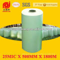 Зеленая стретч-пленка 25микх500ммх1800м для упаковки силоса